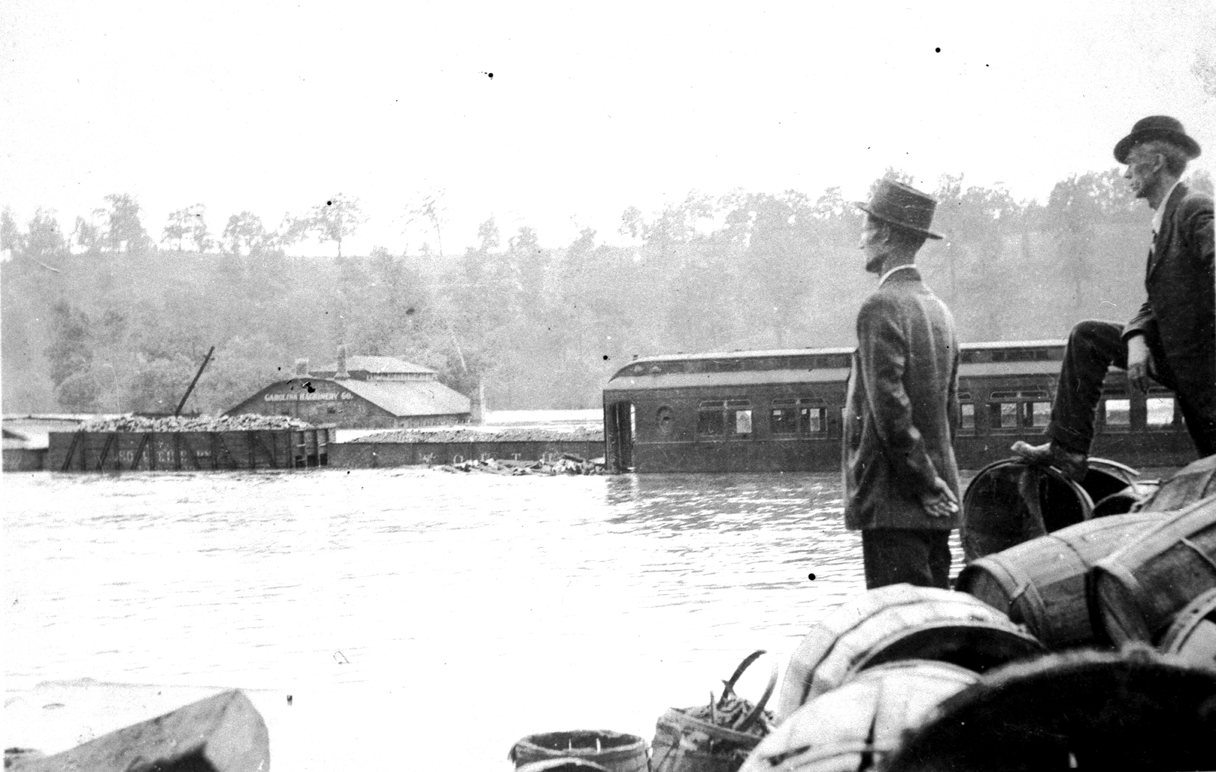 All the people could do after they fled to safety was watch their homes and towns wash away.