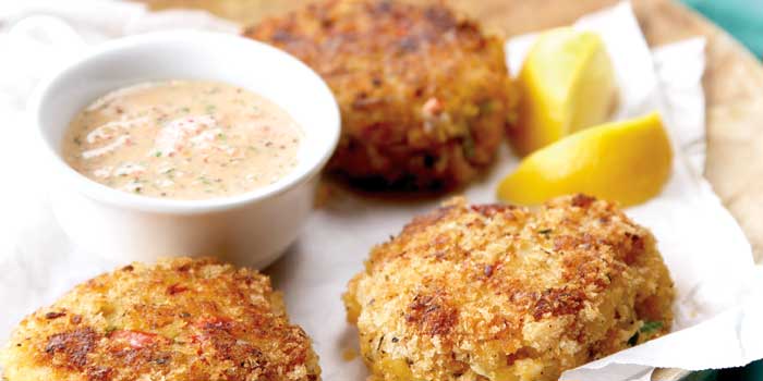 Crab Cakes with Lemon