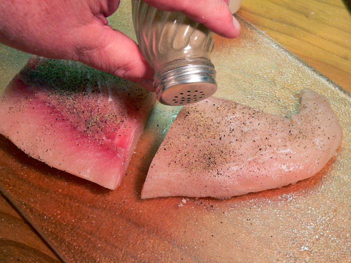 mahi-mahi recipe - add-black-pepper