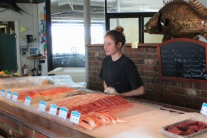 Nikki Bartle, fishmonger