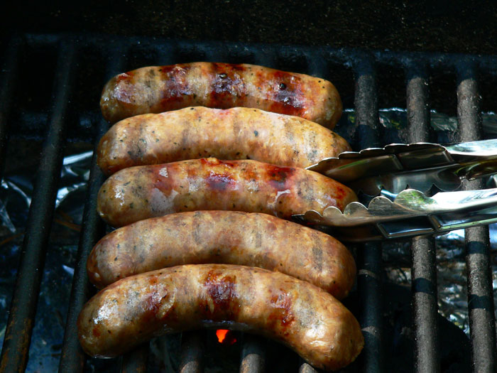 grilling in the park