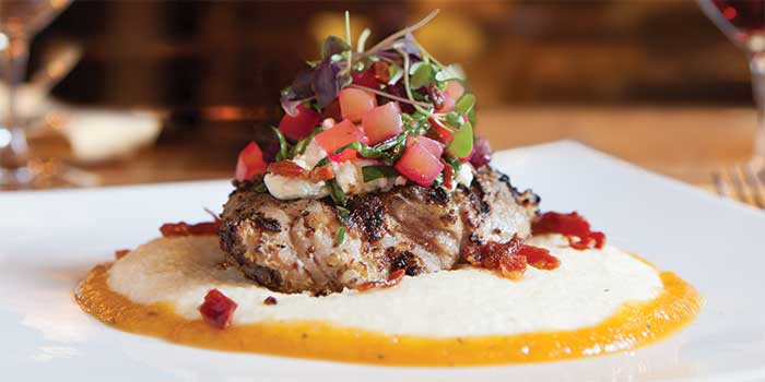 Pork ribeye at Bistro Roca