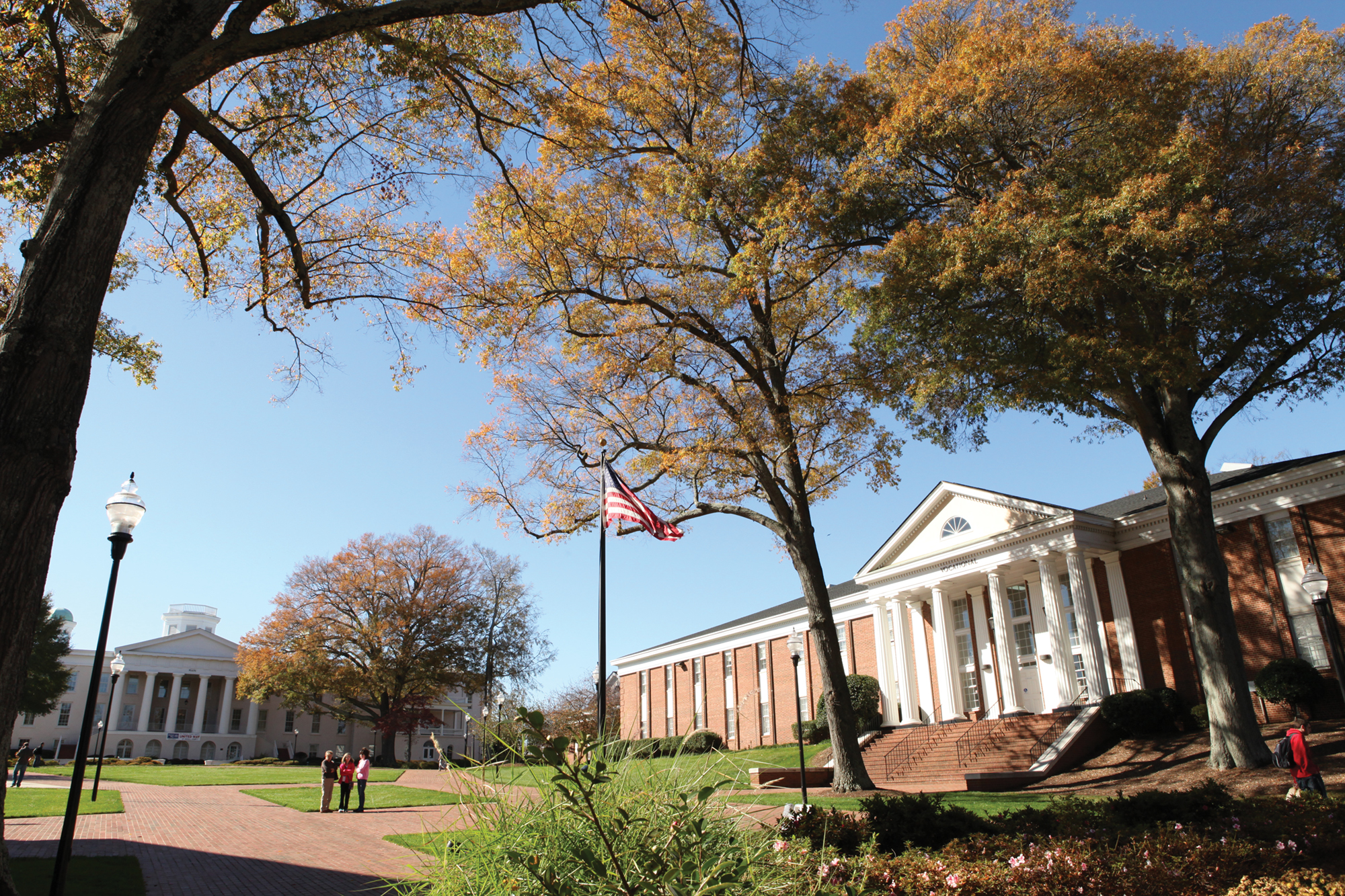 There's plenty of green space to enjoy at Mitchell Community College.