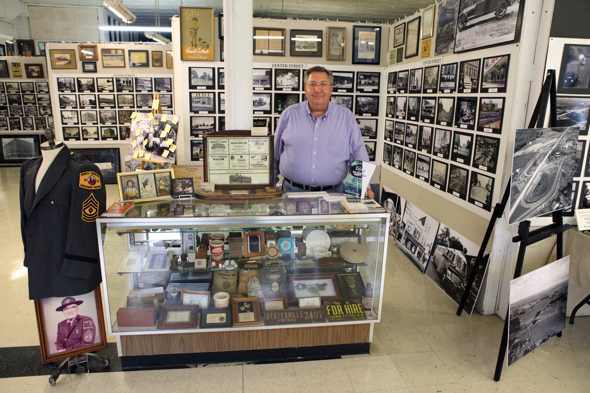 Steve Hill at the Statesville Historical Collection collects photos that show a glimpse of the town's past.
