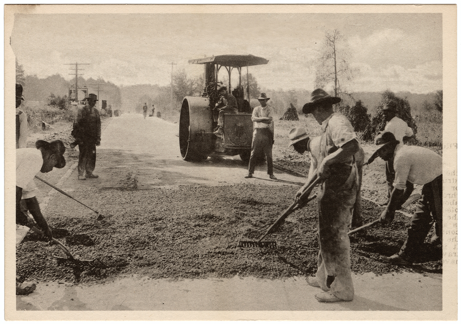By the time workers with Robert G. Lassiter and Co. completed a federally funded highway from Durham to Roxboro in the fall of 1919, the News and Observer reported citizens had already "motored out" to see the road. 