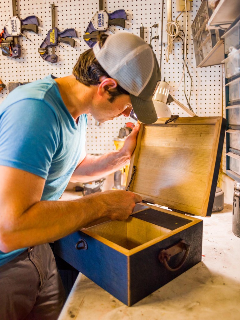 At his home workshop, James Broyhill II carries on a tradition begun by his great-grandfather, but in an entirely different manner. As the trademark proclaims, all Heritage Handcrafted products are made wholly by hand. What's not revealed in the company's "branded" name is that the products are also created entirely from whiskey and wine barrels.