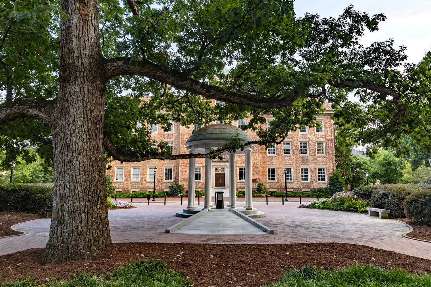 The Old Well on the University of North Carolina's campus.