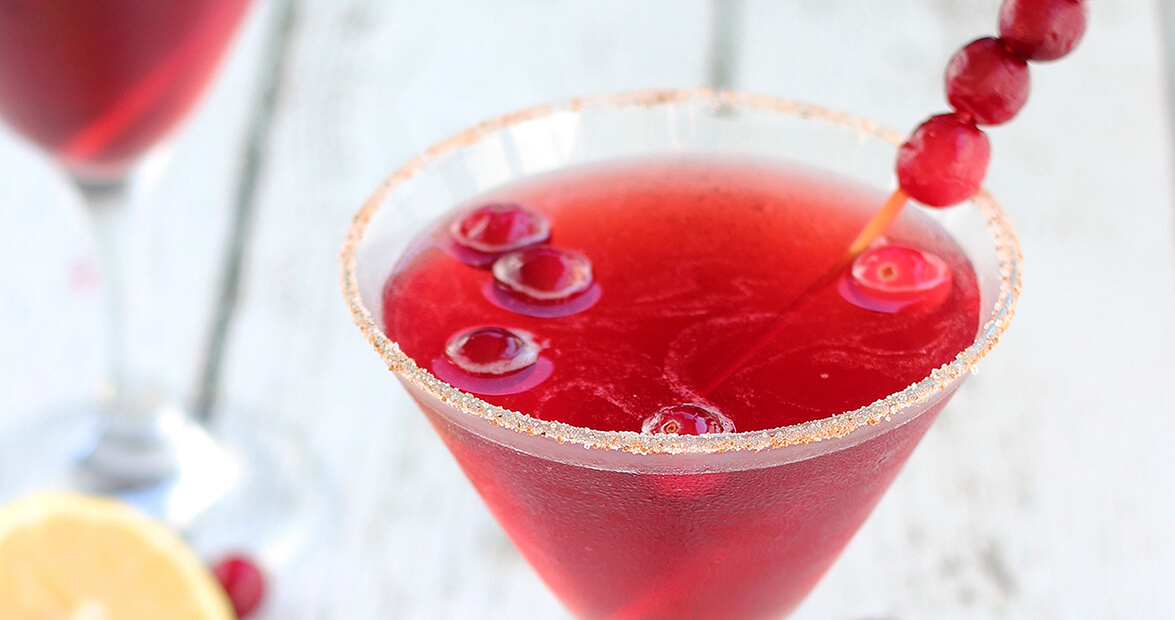 cranberry bourbon martini