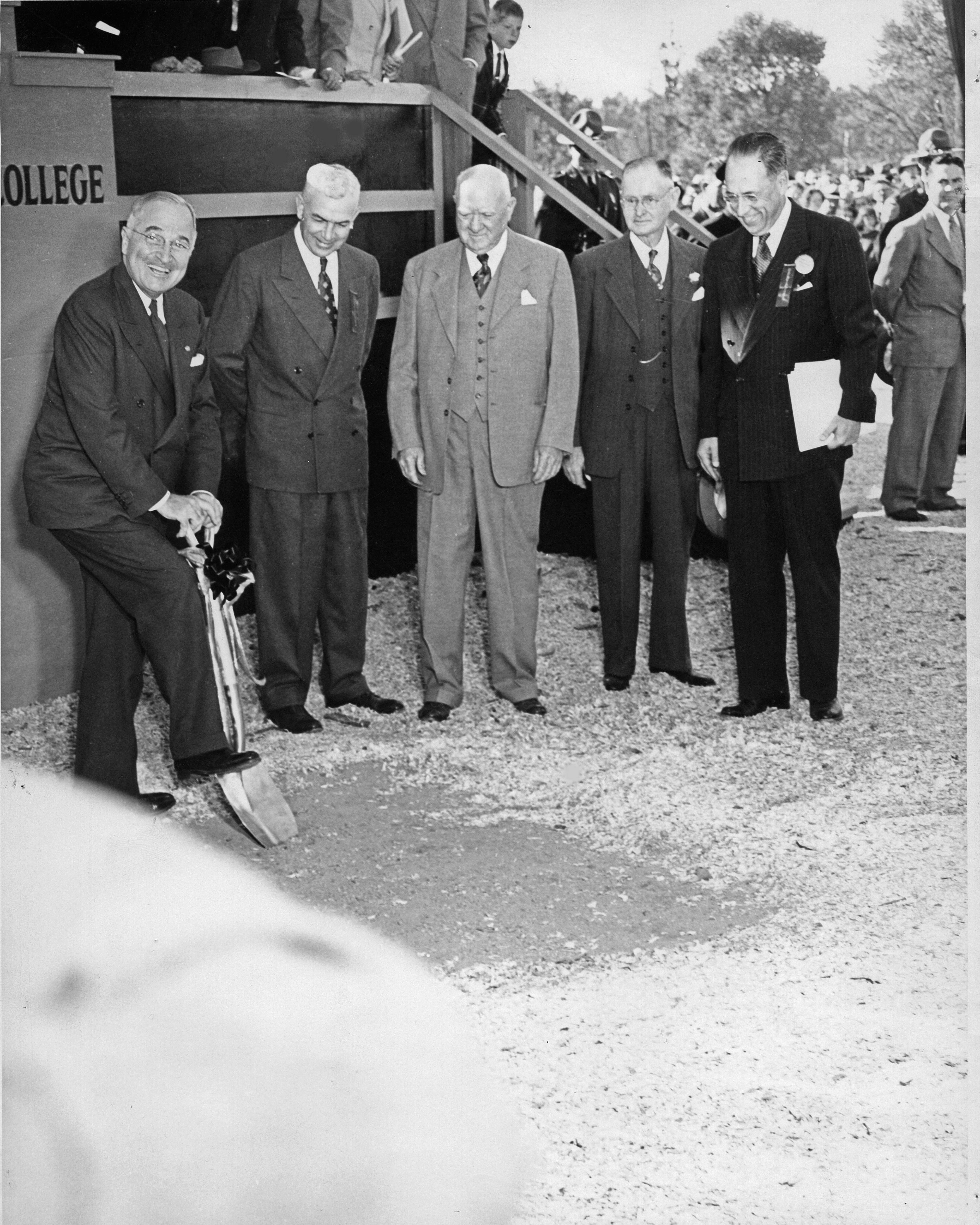 Wake Forest University Groundbreaking 1951
