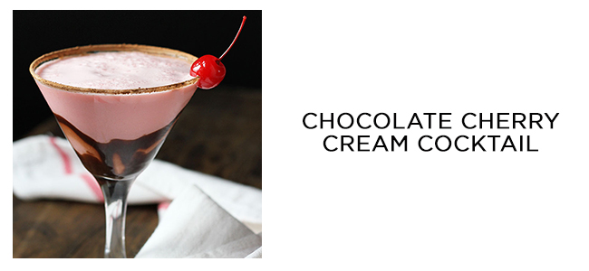 chocolate cherry cream cocktail