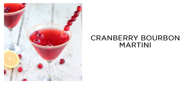 cranberry bourbon martini