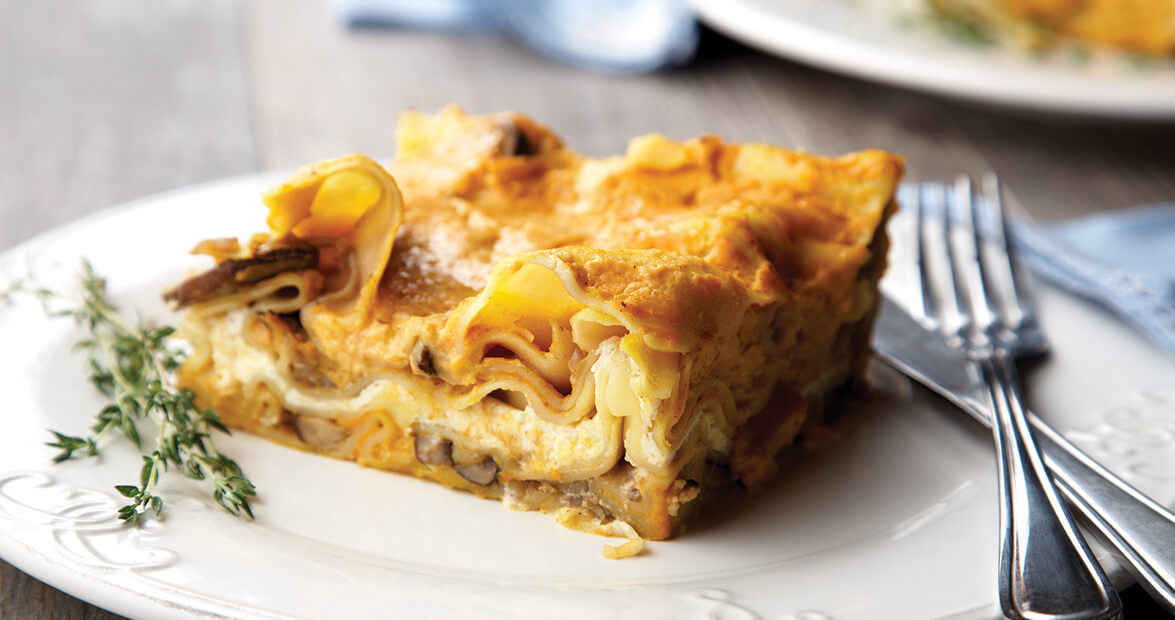 Parmesan Pumpkin Lasagna