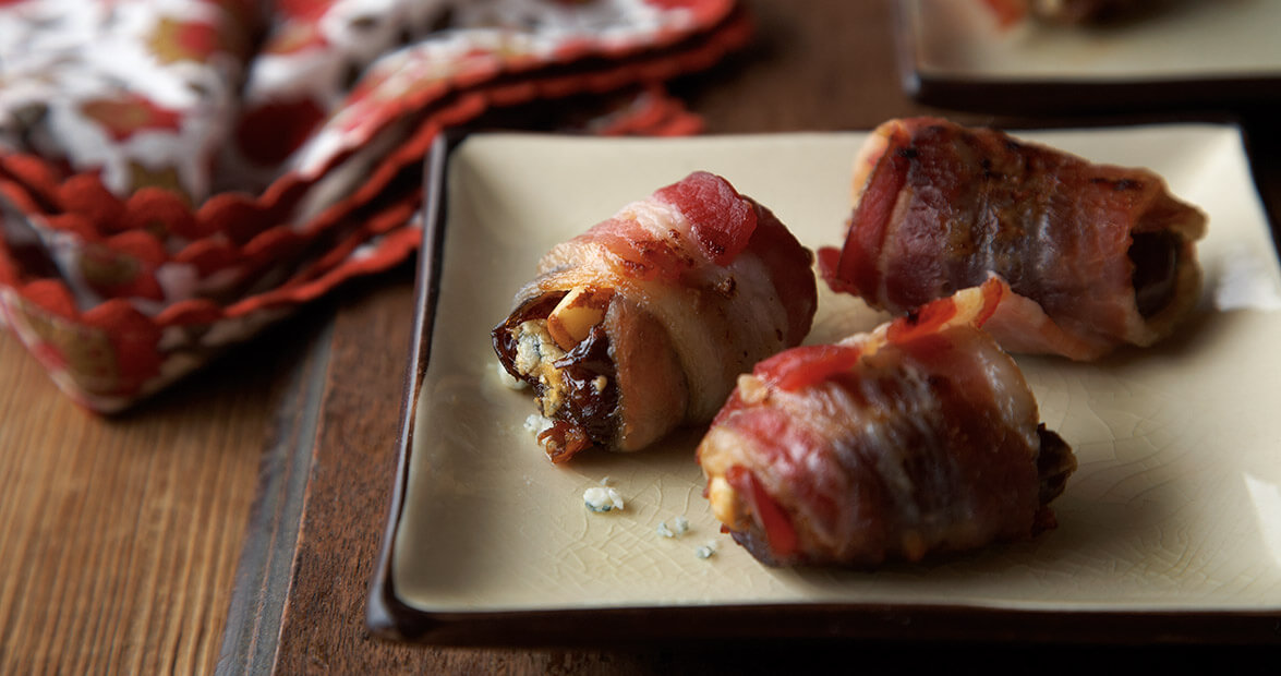 bacon-wrapped dates