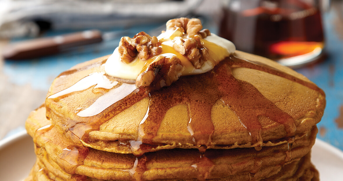 pumpkin pie pancakes