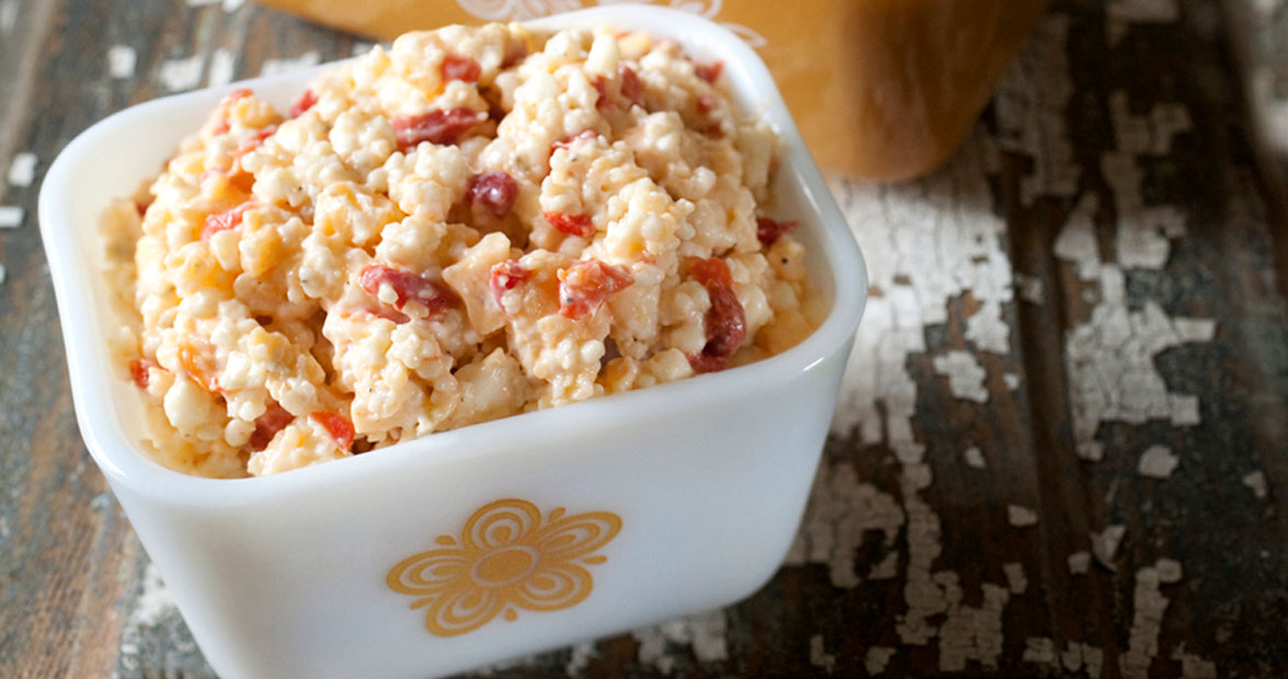 Bowl of pimento cheese