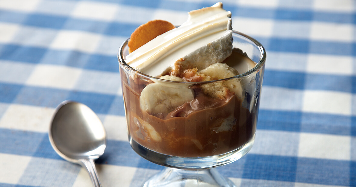 chocolate banana pudding