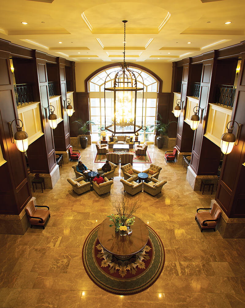 ballantyne hotel lodge lobby