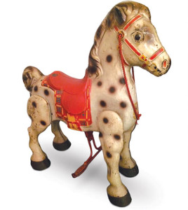 antique riding horse