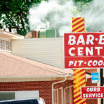 bbq center sign