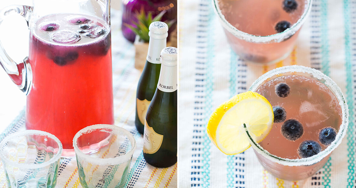 blueberry lemonade punch