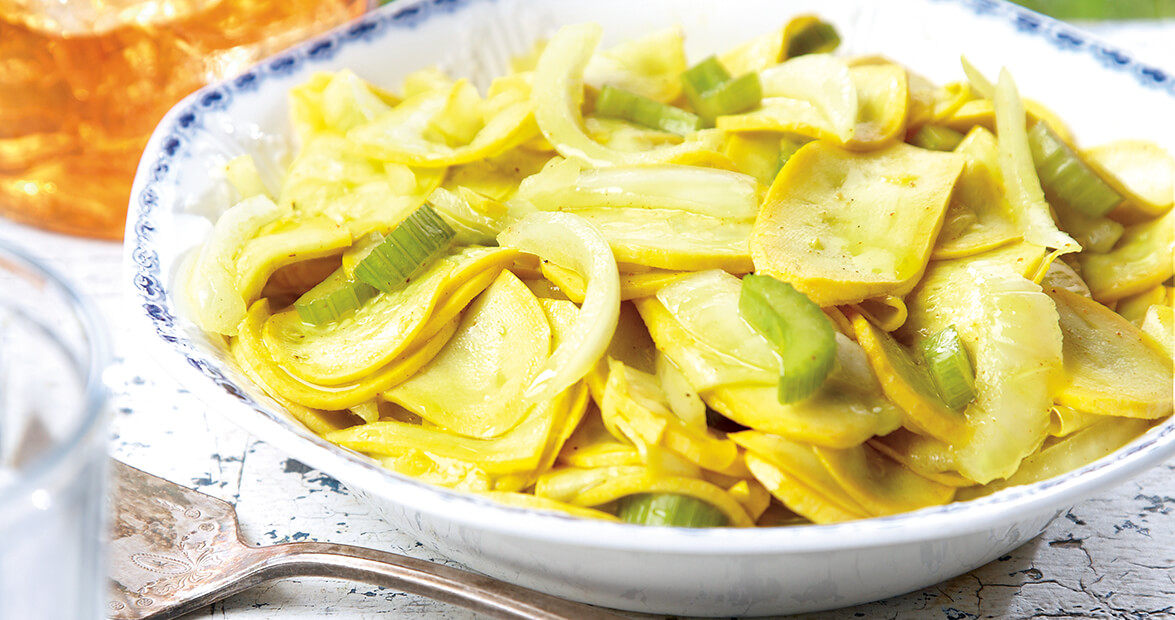 pickled summer squash