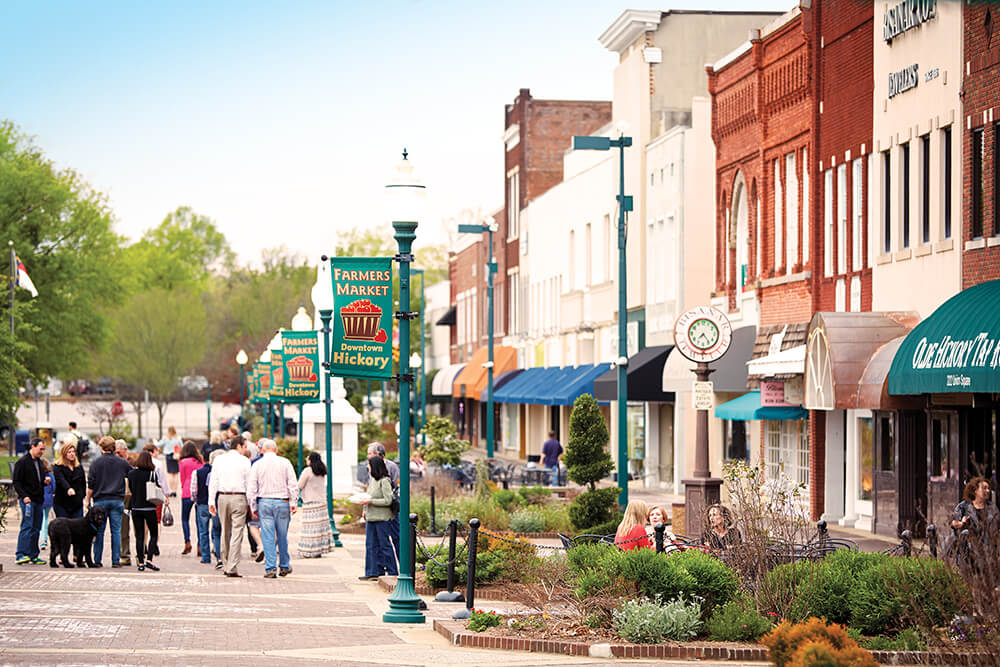 downtown hickory