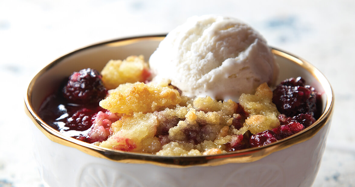 blackberry cobbler