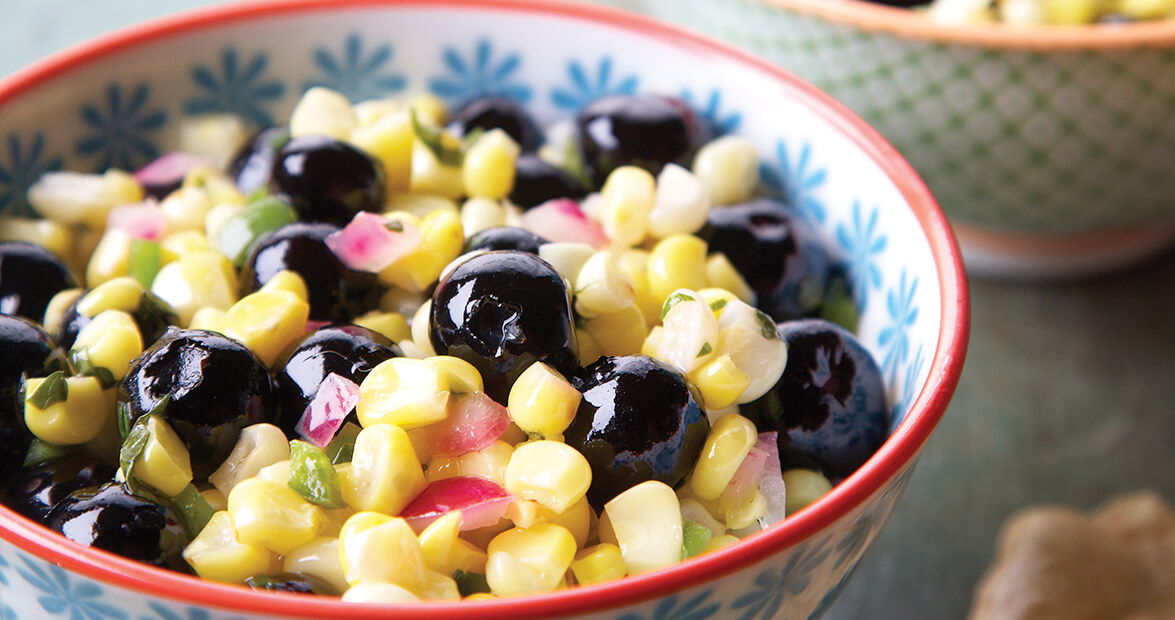 blueberry corn salsa