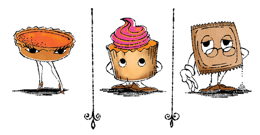 pumpkin cupcake sugar