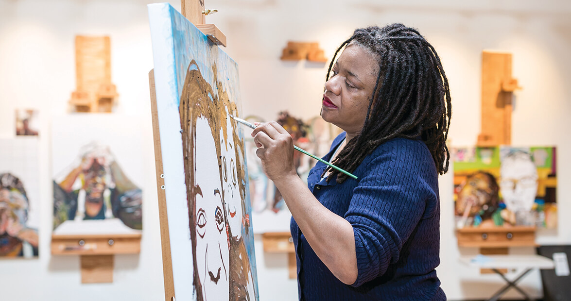 Studio Tour with Durham's Beverly McIver