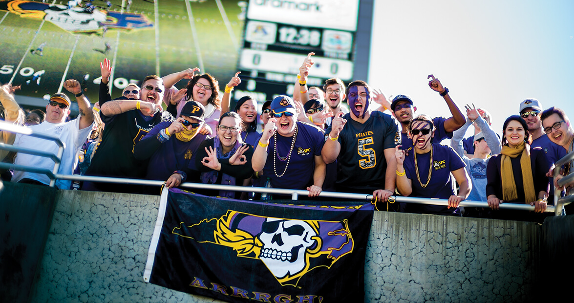 East Carolina University Fans are Pirates to The Core