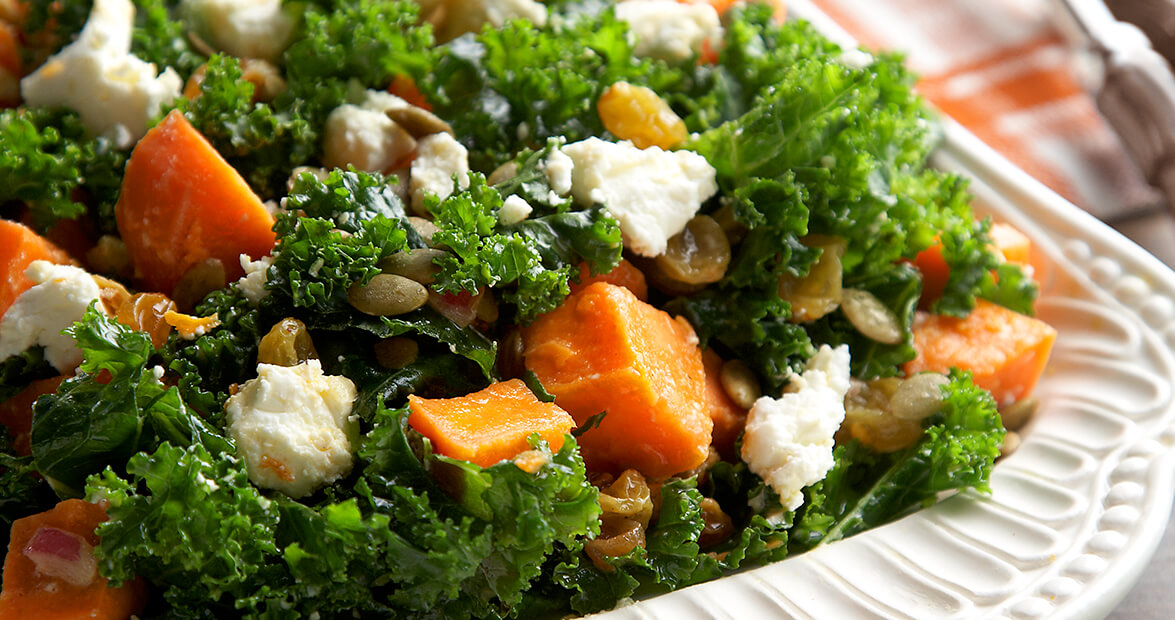 Kale and Sweet Potato Salad Recipe