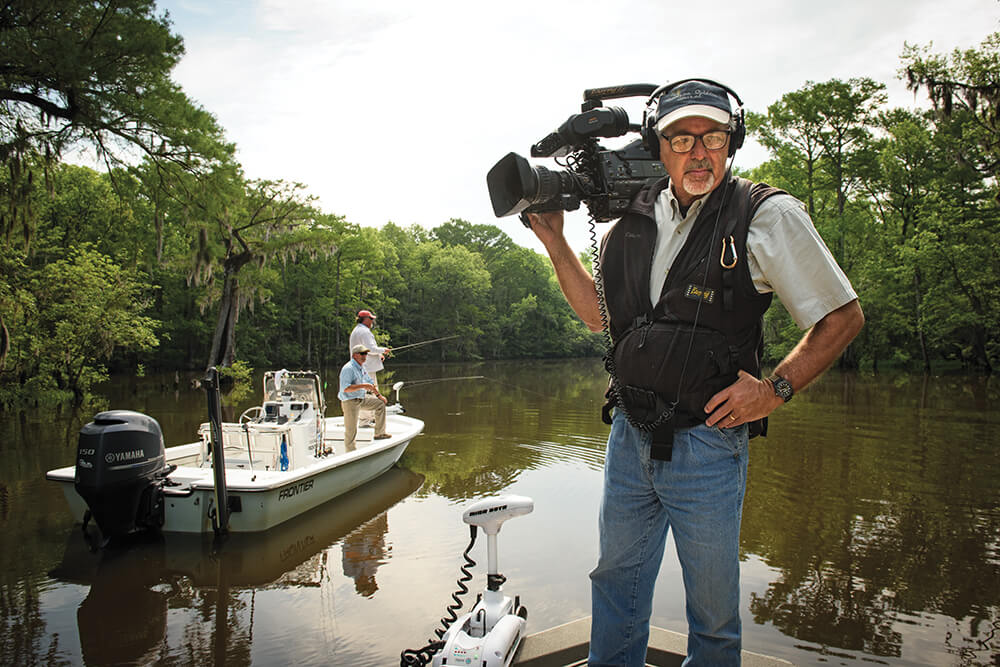 Patience Pays Off When Filming UNC-TV Fishing Show