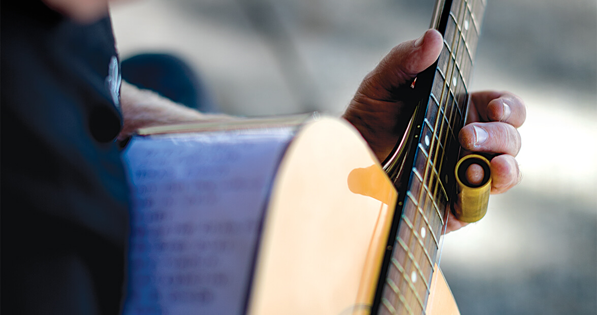 Music is Never Far Away in Downtown Shelby