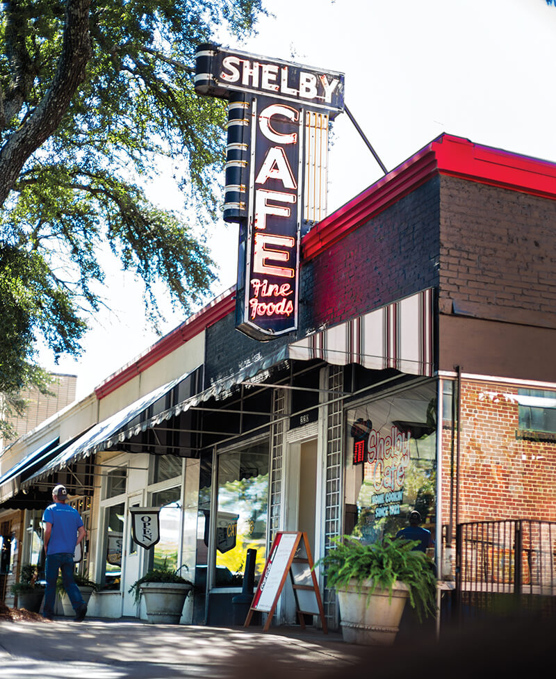 Music is Never Far Away in Downtown Shelby
