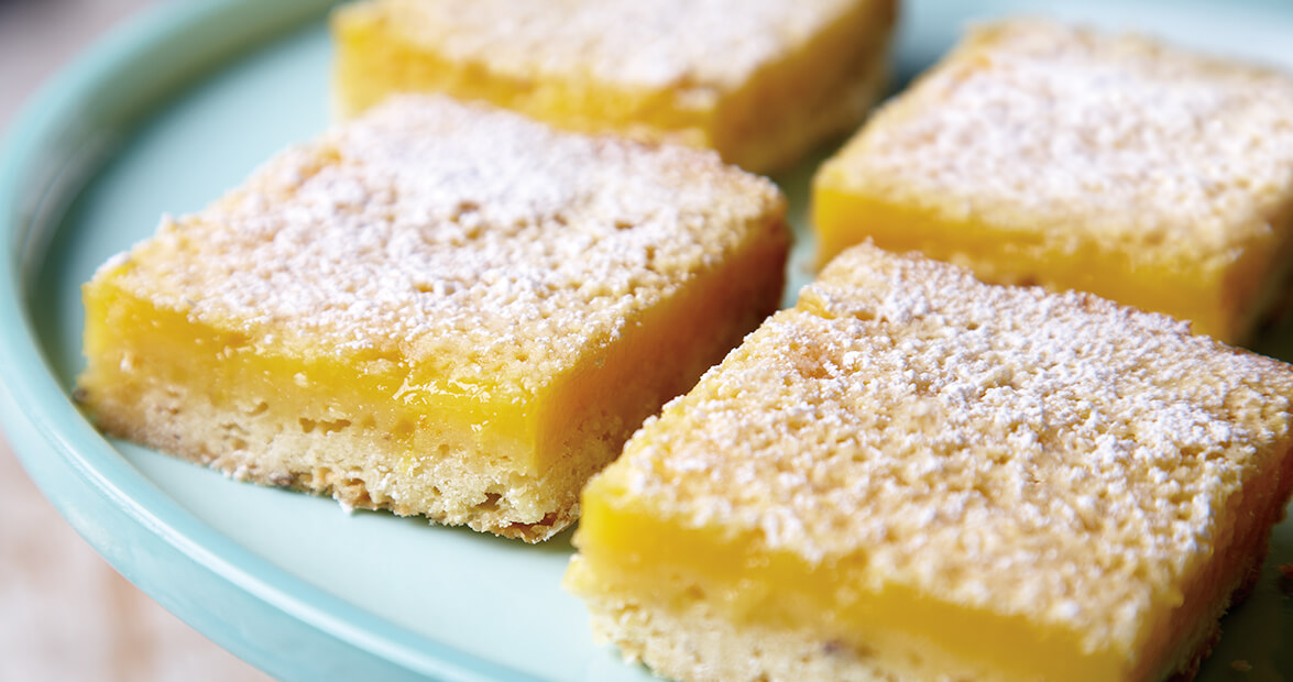 Lavender-Lemon Shortbread Bars Recipe