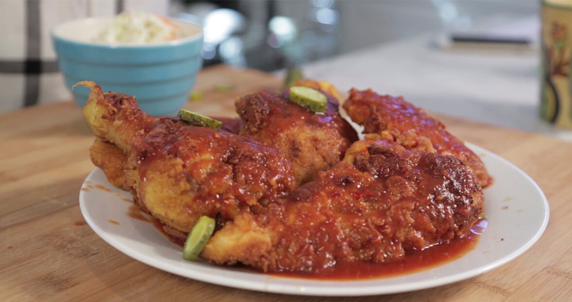 Fried Chicken with Piedmont Dip Sauce