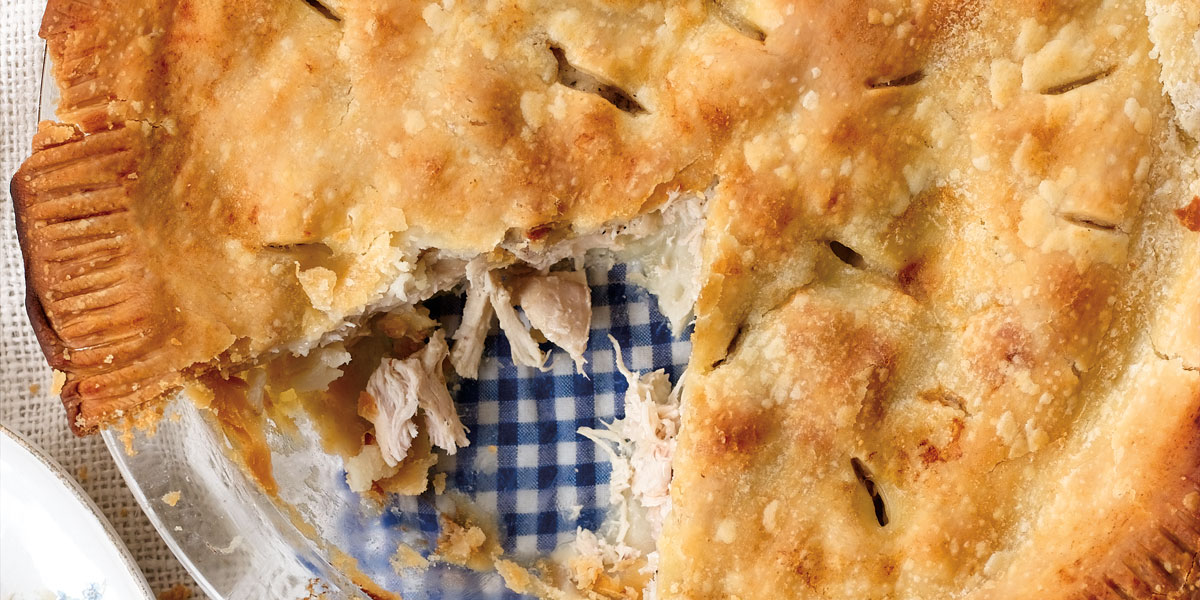 Moravian chicken pie
