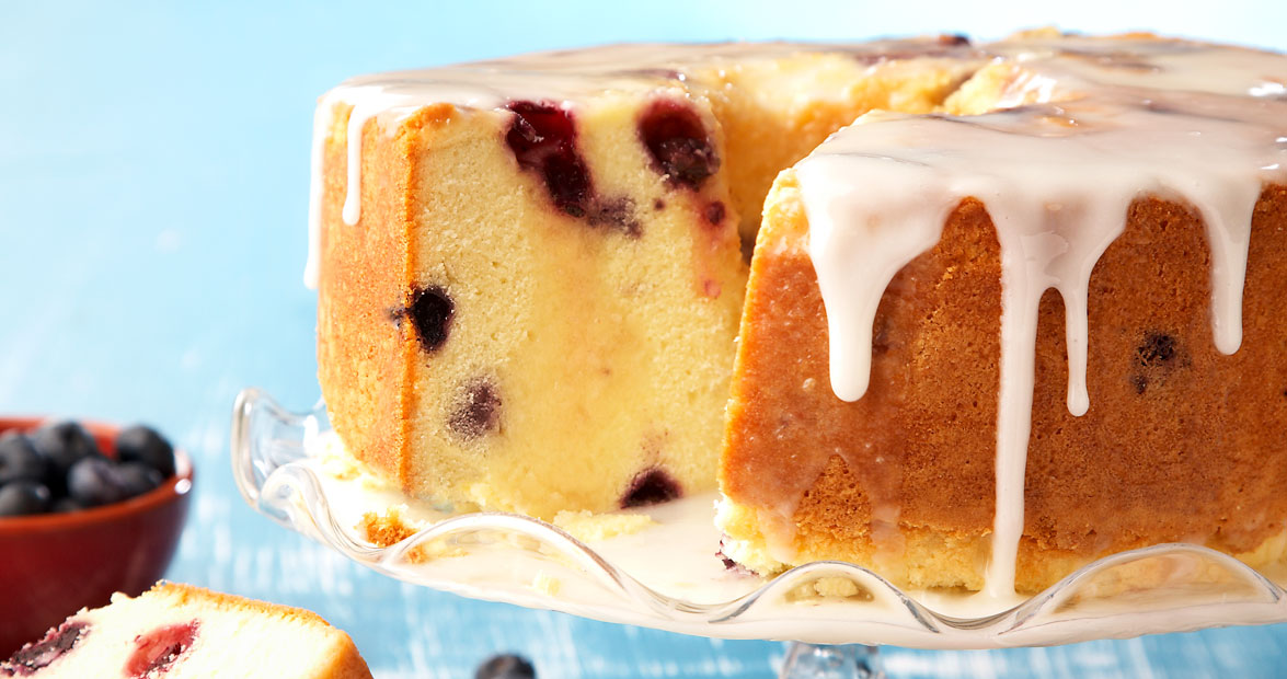 Lemon blueberry pound cake recipe