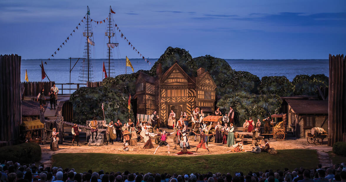 The Lost Colony performs in Roanoke Island.