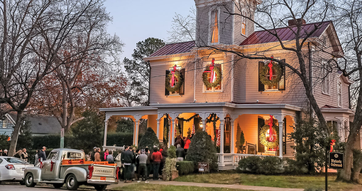 The Marcellus Parker House on Oakwood Avenue in downtown Raleigh.