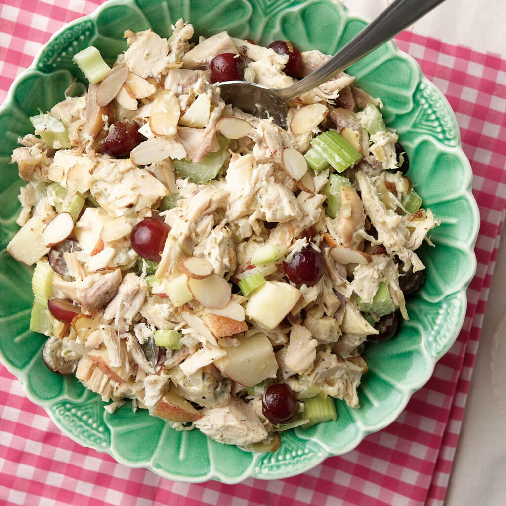 Bowl of chicken salad