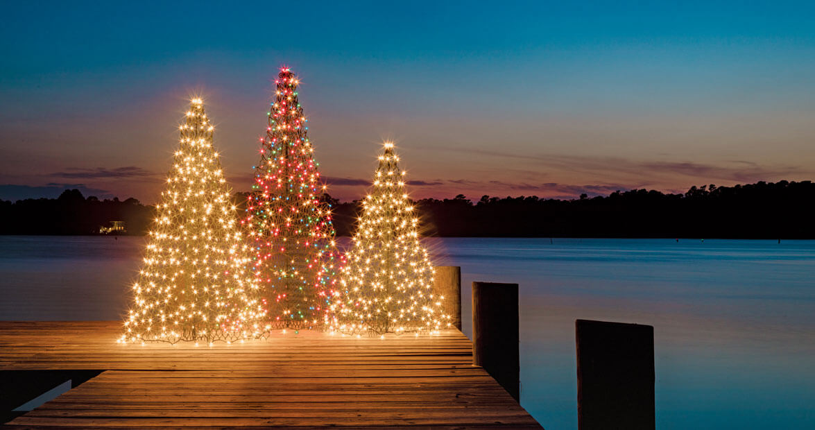 A Core Sound Christmas: Crab Pot Christmas Trees in Marshallberg, North Carolina