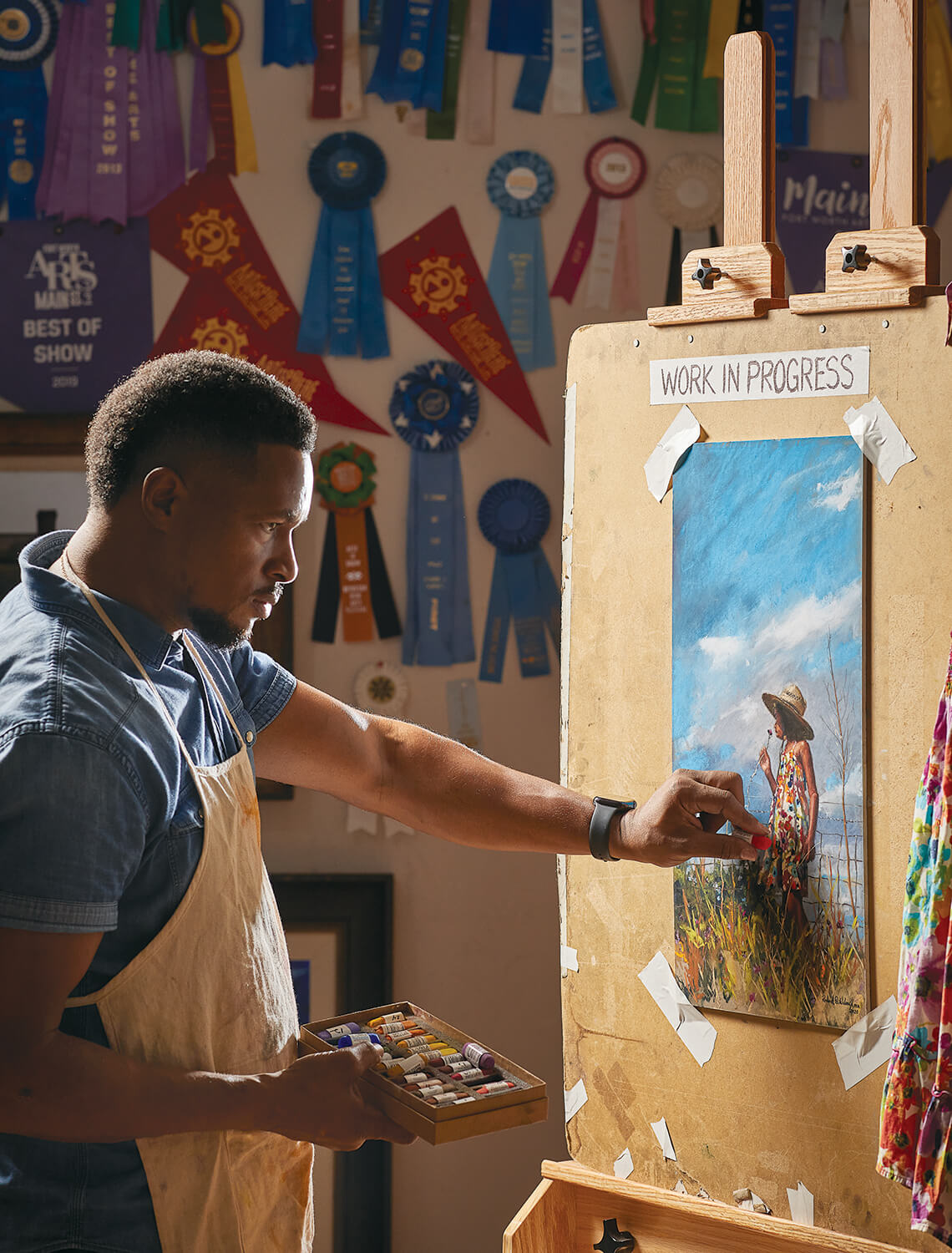 The Artist Painting Portraits of Greatness in Greenville | Our State