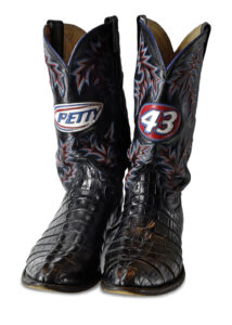 Richard Petty's famous cowboy boots.