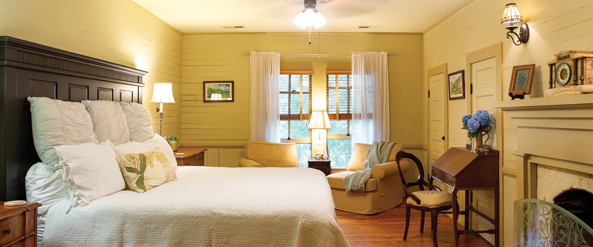 Interior shot of the Dreamdale Room at Buck House Inn.