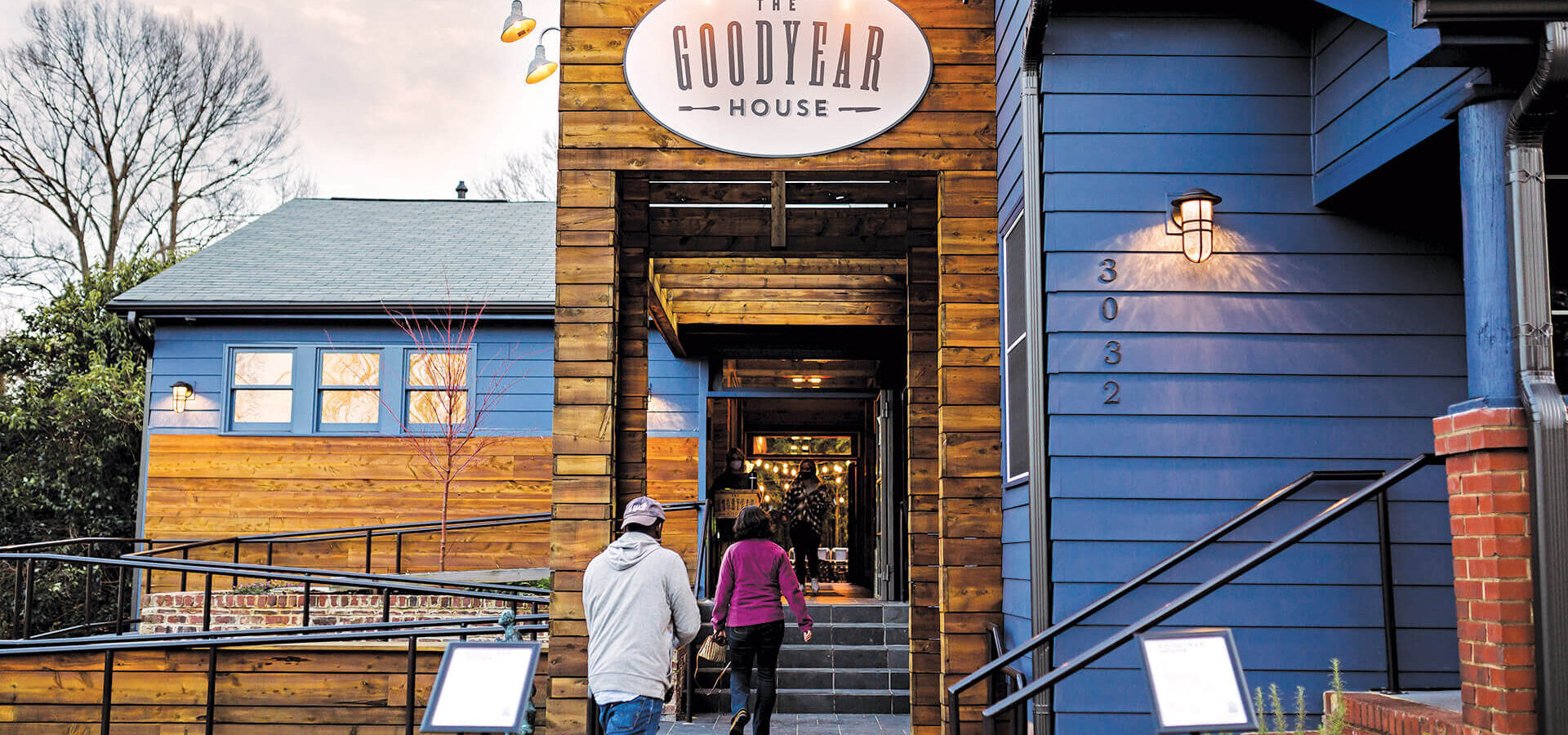 Entrance to The Goodyear House.