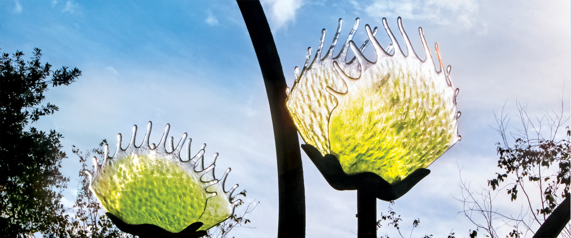 Natural Embrace sculpture.