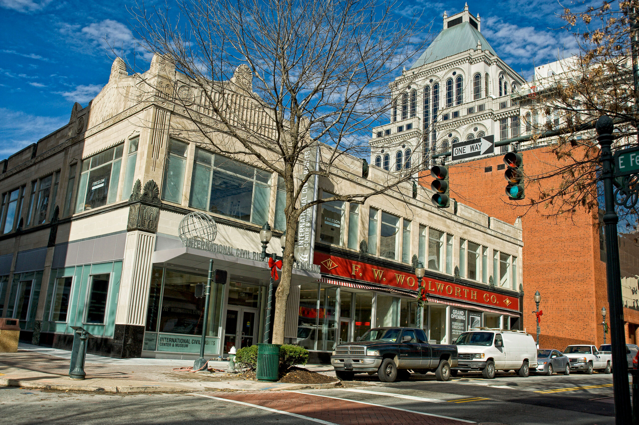 The International Civil Rights Center and Museum on Elm Street in downtown Greensboro