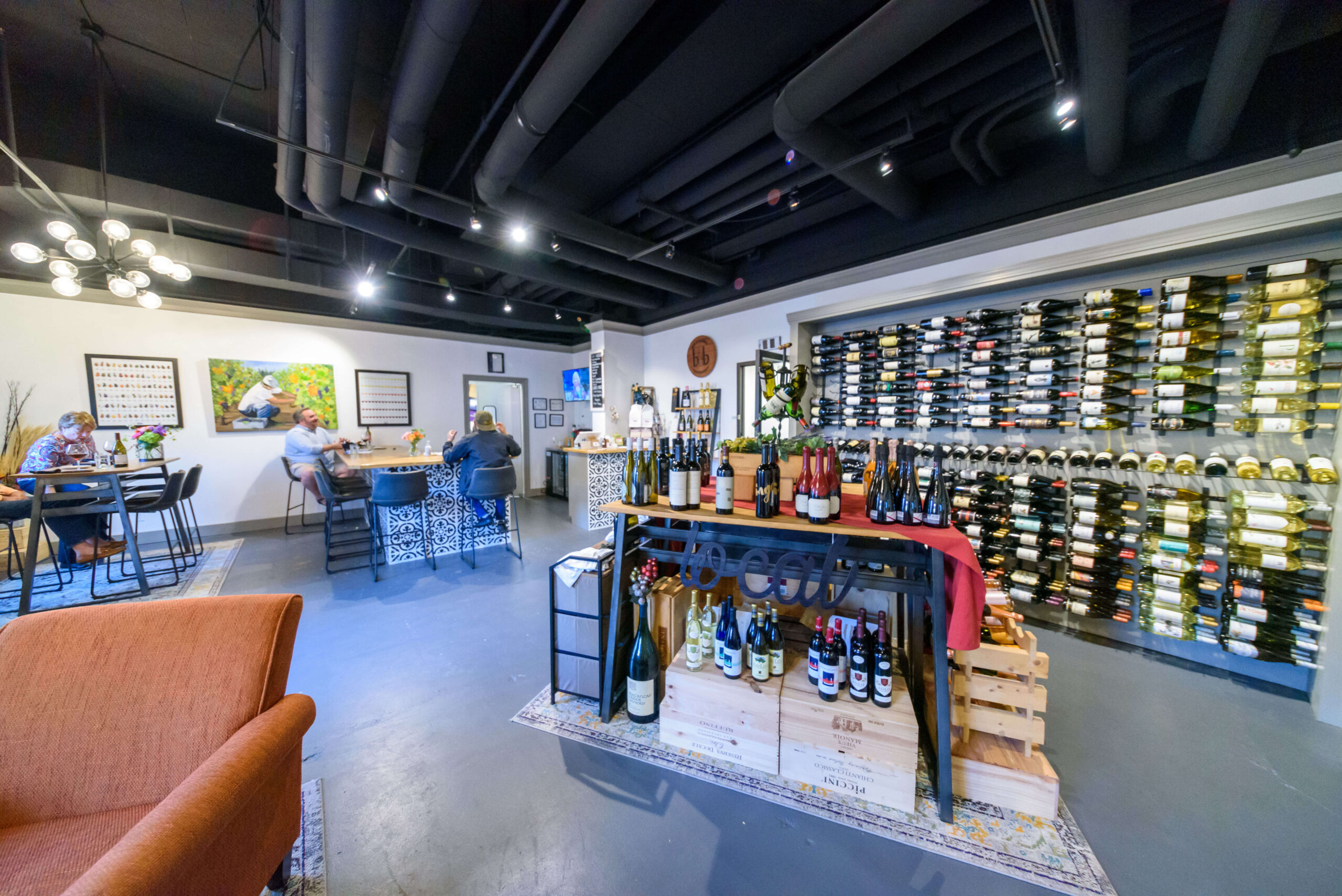 Inside of Bin & Barrel Bottle Shop at Station Square.
